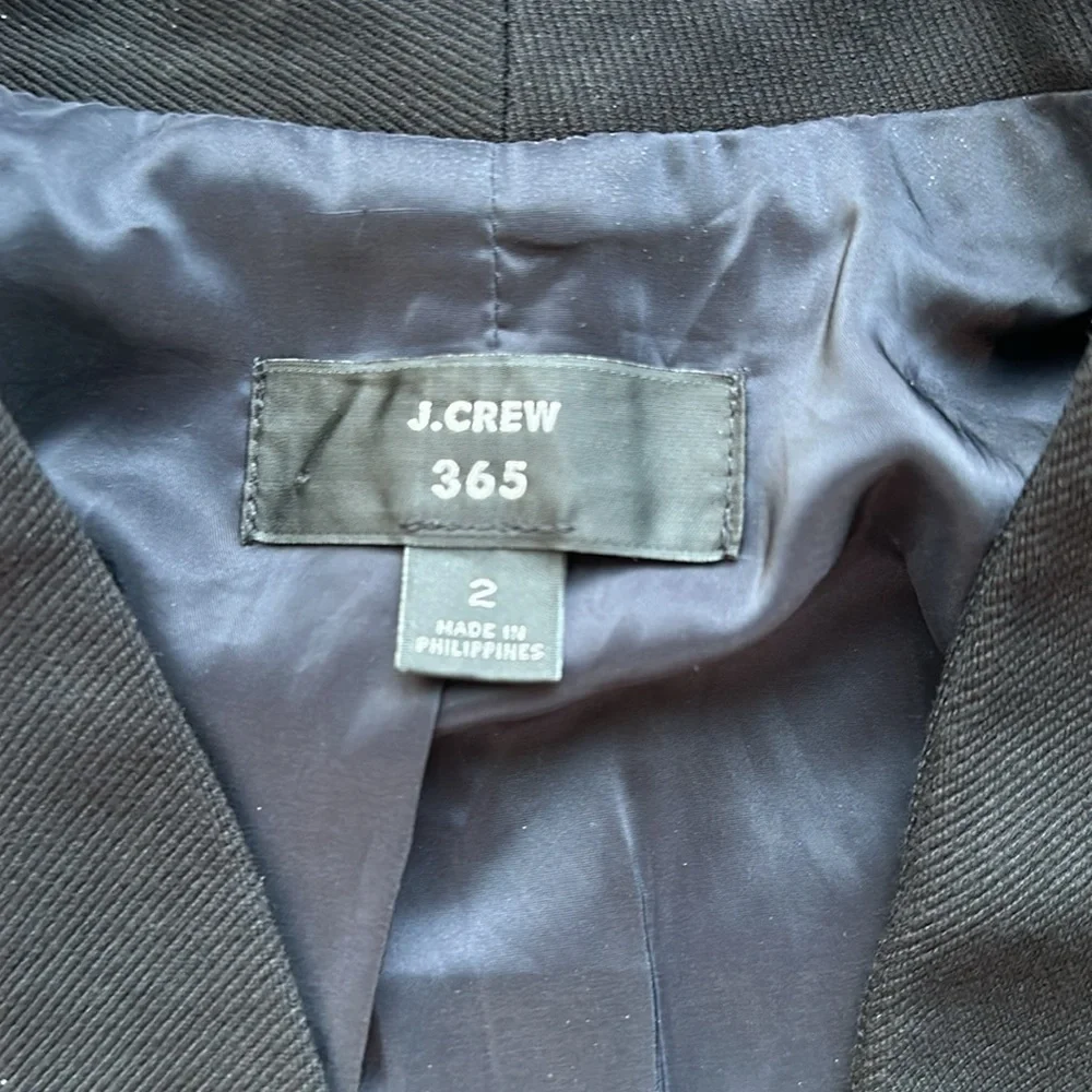 J.Crew Going Out Blazer Black size 2